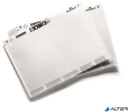 DURABLE Betétlap, 200x37 mm, DURABLE, fehér (809902) - alter