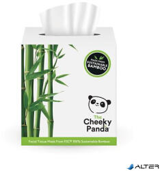 Cheeky Panda Kozmetikai kendő, bambusz, 3 rétegű, 56 lap, CHEEKY PANDA, fehér (CUBFTX12) - alter