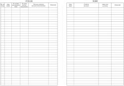 Formulare tipizate Registru intrare-iesire corespondenta orizontal , A4 , 100 coli/carnet , coperta mucava (NL-011842) - officeclass
