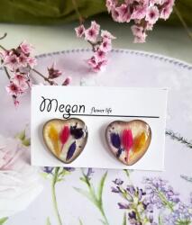 Meganflo Обеци сърца за настроение