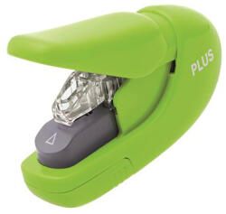 PLUS Corporation Kapocs nélküli tűzőgép, kézi, 5 lap, PLUS, zöld (31146) - iroszer24