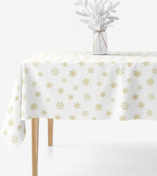 Goldea teflonbevonatú asztalterítő - arany hópelyhek 80 x 80 cm