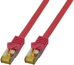EFB Elektronik RJ45 Пач корда S-FTP, кат. 6A, LSZH, кат. 7 Raw cable, червена, EFB (1.0 м) (MK7001.1R)