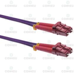Conneu Оптична пач корда LC-LC OM4 Мулти мод дуплекс, виолетова, 1 метър (CNFJ-LCLCOM4DVT3mm-1)
