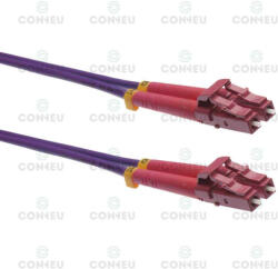 Conneu LC-LC OM4 Мулти мод дуплекс, виолетова, 2 мм, дължина 20 метра (CNFJ-LCLCOM4DVT2mm-20)