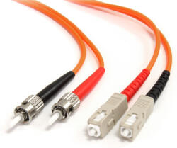 Conneu SC-ST дуплексна пач корда, мултимод OM2, 3мм. , оранжева, Conneu (0.50 м) (CNFJ-SCSTOM2DOR3mm-0.5)