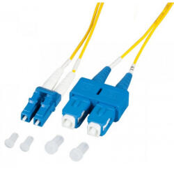 Conneu LC-UPC-SC-UPC Сингъл мод 9-125 дуплекс. Дължина 7 метра (CNFJ-LCSCOS2DYE3mm-7)