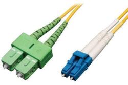 Conneu Оптична корда LC/UPC-SC/APC дуплекс 9/125, 2 мм кабел, 5м (CNFJ-LCSCAOS2DYE2mm-5)