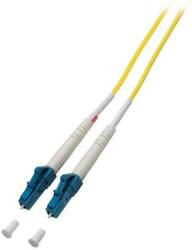 Conneu LC-LC симплексна пач корда, сингълмод OS2, 3 мм. , жълта, Conneu (1.5 м) (CNFJ-LCLCOS2SYE3mm-1.5)