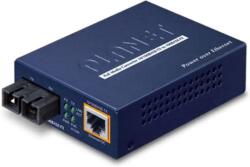 Planet - Тайван Медиа конвертор IEEE802.3af PoE 10-100TX - 100Base-FX, сингъл мод, 15 км (FTP-802S15)