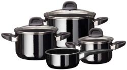 Silit Set oale Silit Modesto Line 4 piese inductie material Silargan culoare negru (2109303978)