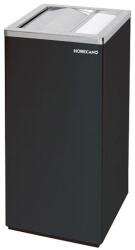 Horecano - Метален правоъгълен пепелник 30x24xh60, 5см черен G-(86029-003) (012509)