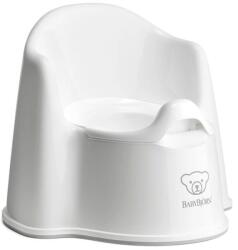 BabyBjörn Olita cu protectie spate Potty Chair - White (055221A) Olita