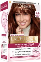 L'Oréal Vopsea de par permanenta Excellence Creme 500 Saten Deschis Acaju, 192ml, L'Oreal Paris