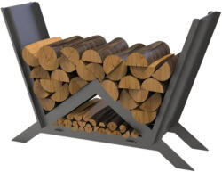 Viva Technix Suport pentru lemne, Krodesign Triangle KRO-1157, dimensiune 900 x 600 x 280 mm (KRO-1157)