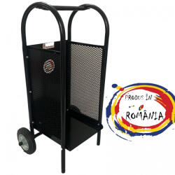 Viva Technix Carucior pentru transportat si depozitat lemne VivaTechnix VMD-1019, max. 40 kg, Negru (VMD-1019)