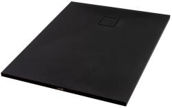 Water Fun Cagliari || Black 90x120x2, 6 cm Cădiță de duș pătrată, SMC, cu sifon inclus (GTS-912B)