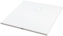 Water Fun Cagliari || White 90x90x2, 6 cm tăviță de duș pătrată, SMC, cu sifon inclus (GTS-99W)