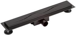Water Fun Burela || negru mat scurgere de duș liniară, 90 cm (LAB-900MB) - casasclipitoare