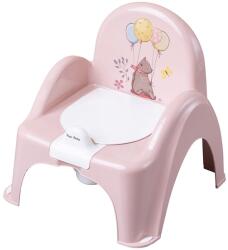 TEGA BABY Jucărie de toaletă pentru copii cu capac, Ursuleţ roz Olita