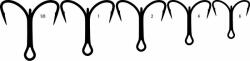 Mustad Ancora Tripla Mustad Tg58npbn Nichel Scurta, Nr 4, 6 Buc Plic (m.tg58npbn.4)