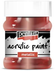  Metál akrilfesték 230 ml bordó