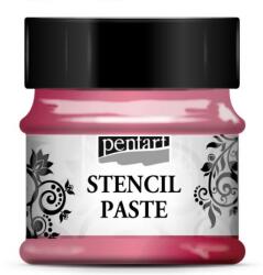  Stencilező paszta gyöngyház 50 ml mályvarózsa - kreativfantazia