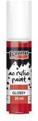 Fényes akrilfesték 20 ml rúzspiros