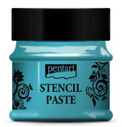  Stencilező paszta gyöngyház 50 ml türkiz - kreativfantazia