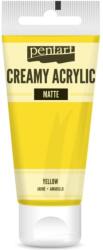 Krémes akrilfesték matt 60 ml sárga