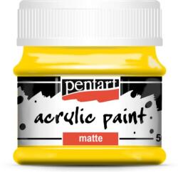 Matt akrilfesték 50 ml sárga