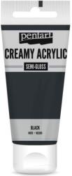  Krémes akrilfesték selyemfényű 60 ml fekete