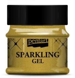  Csillogó gél 50 ml átlátszó arany