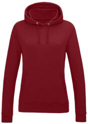Just Hoods AWJH001F NŐI COLLEGE KAPUCNIS PULÓVER (awjh001frhc-s)