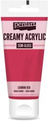  Krémes akrilfesték selyemfényű 200 ml kárminvörös