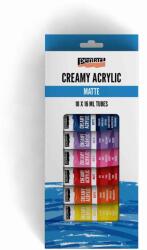  Krémes akrilfesték matt szett 10 szín x 16 ml / tubus
