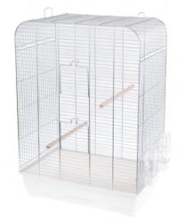 INTER-ZOO Pet Products Клетка за птици НИНА хром - 54 x 34 x 75 см БЯЛА