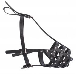 COLLAR Кожена намордник за куче Collar черен, твърд - доберман