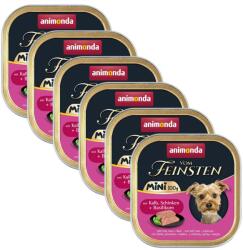 Animonda Vom Feinsten Adult Mini - телешко, шунка и босилек 6 x 100 г