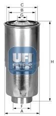 UFI filtru combustibil UFI 24.380. 00 (24.380.00)
