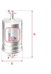 SOFIMA filtru combustibil SOFIMA S 1510 B (S 1510 B) - automobilus