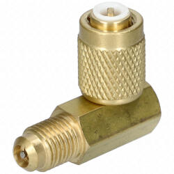 Value Klíma Csatlakozó Könyök - 90°, 1/4" - 1/4" SAE - Szervizhez (V04) (V04)