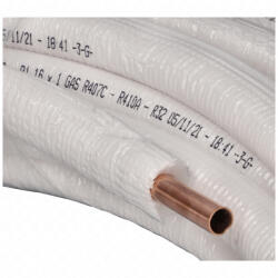 16x1 mm (5/8) Szigetelt rézcső, klíma 25 méteres tekercs