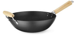 HENDI Wok fa fogantyúval, HENDI, ⌀324x565mm (627907)