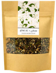 Bazsalikomos Kert Jázmin x fehér tea, szálas tea, 50g