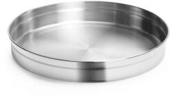 HENDI Felszolgáló sörös tálca - ø315 x 45 mm, Rozsdamentes acél (480106) (480106)