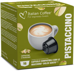 Italian Coffee Pistaccino pisztácia ízű cappuccino, Dolce Gusto kompatibilis kapszula, 16 db (DGIC_PISTACCINO) (DGIC_PISTACCINO)