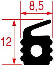 VALKO Fedél Tömítés Méterre Eladva