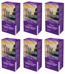 Italian Coffee Milano Dolce Cremesso® és Delizio® kompatibilis kávékapszula 96 db (6x16) (16DELIZIO_MILANO_6) (16DELIZIO_MILANO_6)