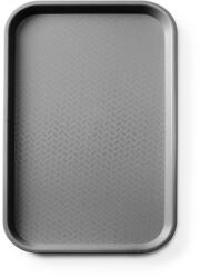 AmerBox Polipropilén Gyorséttermi Tálca - GN 1/1, 530x325 mm, Fekete (878590) (878590)